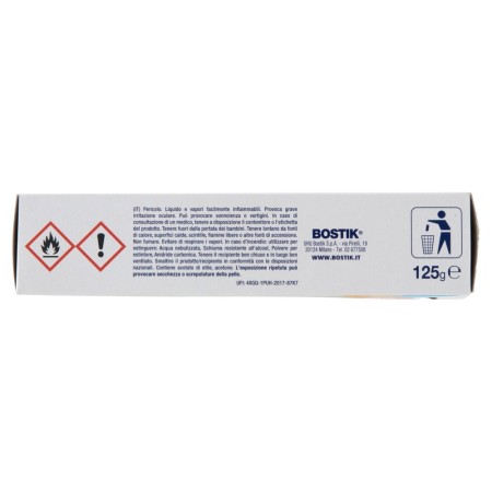indicazioni di pericolo Bostik Supertrasparente 125g