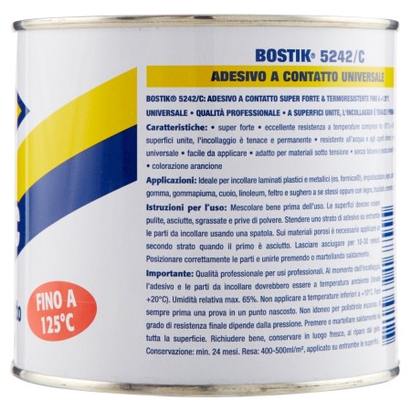Informazioni e Istruzioni d'uso di Bostik colla professionale a contatto