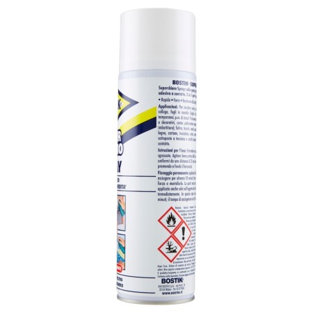 Avvertenze per Bostik superchiaro spray