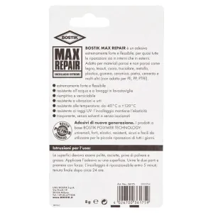 Bostik Max Repair colla flessibile trasparente 8 gr 2