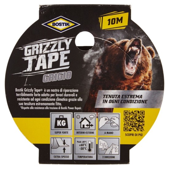 Bostik Grizzly Tape - Grigio