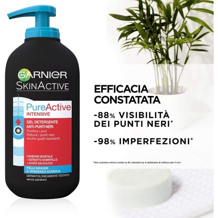 Efficacia del Gel Detergente Anti Punti Neri Garnier Pure Active