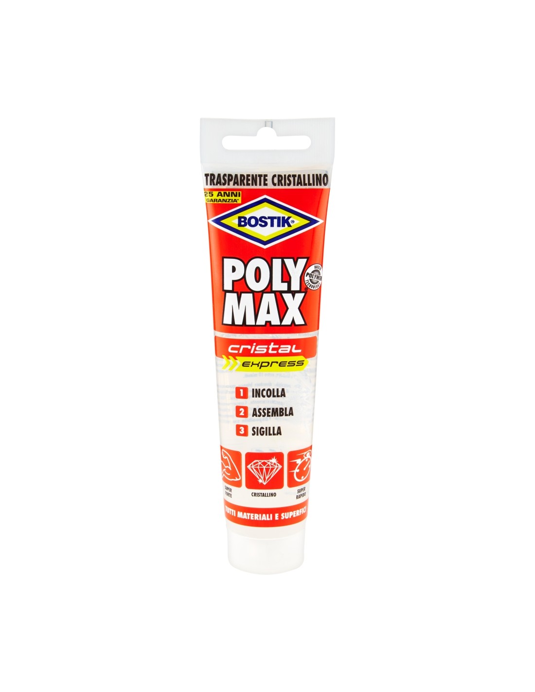 Bostik Poly Max Cristal Express cartuccia 115gr