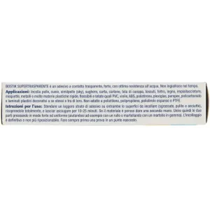Confezione Bostik Super trasparente 2