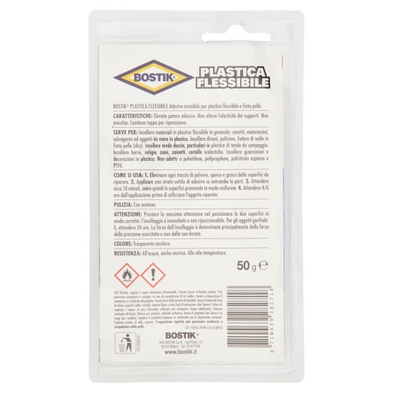 come si usa Bostik Adesivo Plastica Flessibile