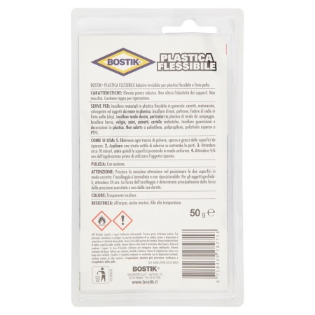 come si usa Bostik Adesivo Plastica Flessibile