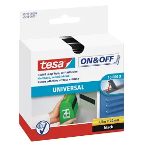TESA On & Off Nastro Autoadesivo Universale a Strappo 2.5x20 55225-00000
