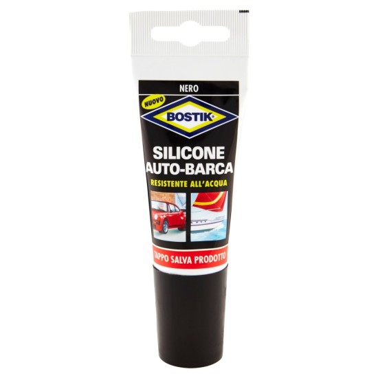 Bostik Silicone Auto-Barca Nero 60ml