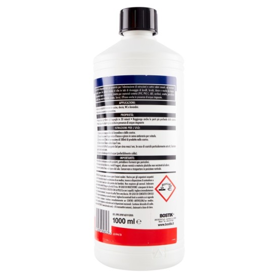 Istruzioni d'uso su Bostik Puli-Pro Disgorgante Gel 1L