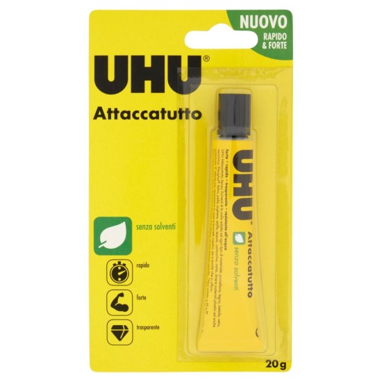 Colla UHU Senza Solventi 20g - Colla Universale Trasparente
