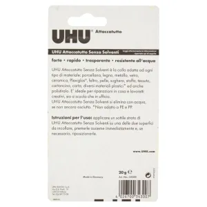 Colla UHU Senza Solventi 20g - Colla Universale Trasparente 2