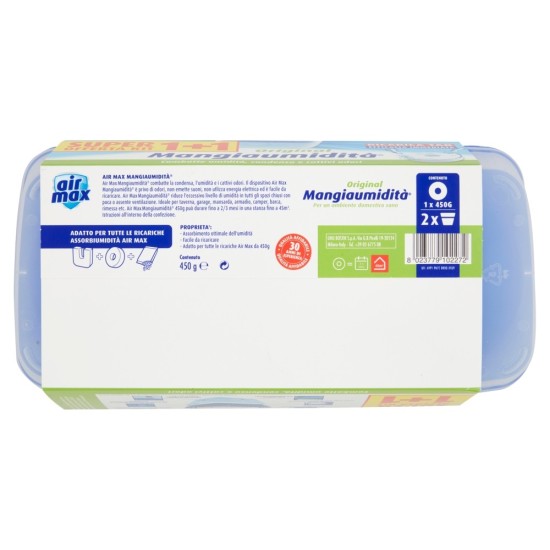 Air Max Mangiaumidità 1+1 450g con Ricarica Tab 450g