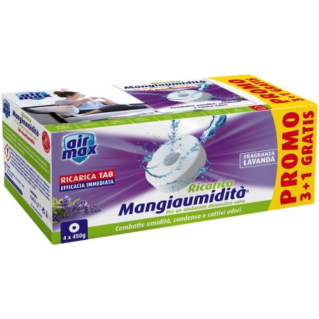 Anti Umidità Air Max Ricarica Deumidificatore 4x450g Lavanda