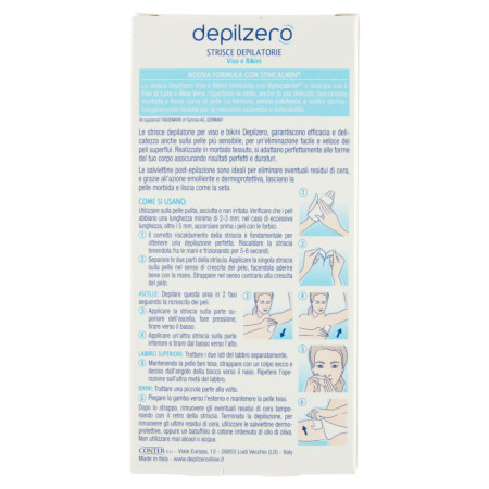 Informazioni e modalità d'uso delle Strisce Depilzero