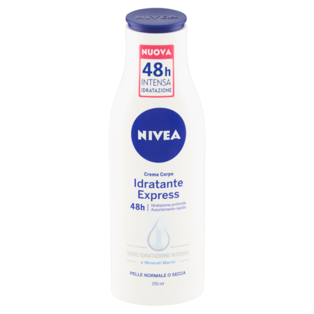 Crema Corpo Nivea Idratante Express 48h 250ml - pelle secca