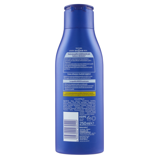 Nivea Q10 Vitamin C Latte Nutriente Rassodante Pelle Secca 250ml