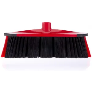 Vileda 3Action Scopa per Interni con 3 Setole, Rosso - Grigio, 28x14x4Cm 2