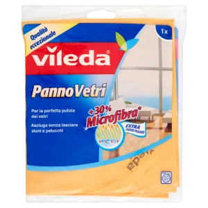 Panno Vetri Classico 1pz- Vileda Panni Anti Aloni e pelucchi