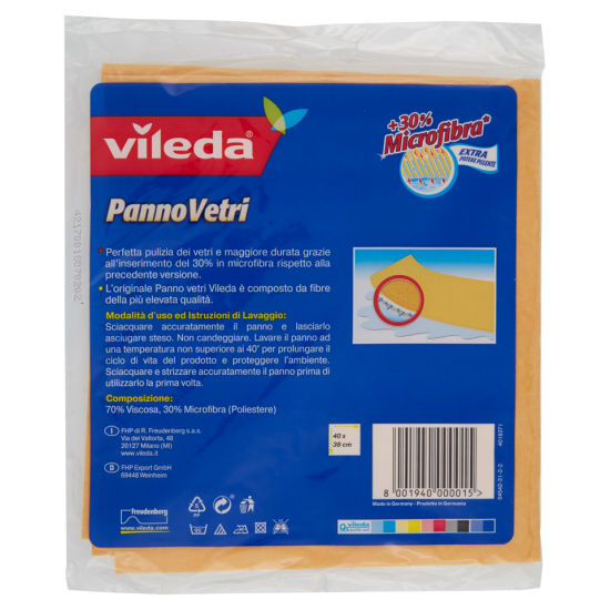 Informazioni Vileda Panno Vetri 3x1