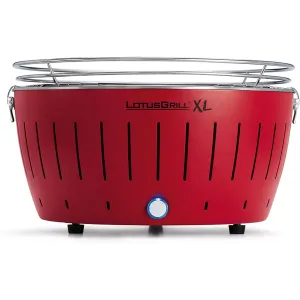 Barbecue a carbone Portatile Lotus Grill XL da Tavolo- Rosso