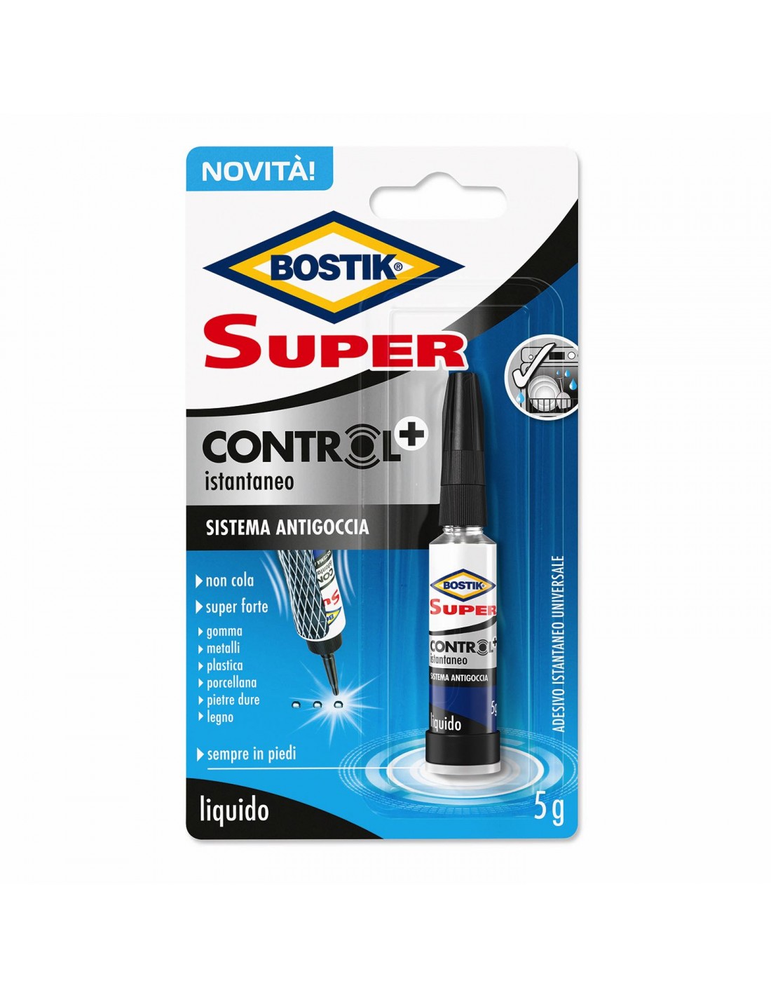 Bostik Colla Super Control+ Istantaneo Blister 5g
