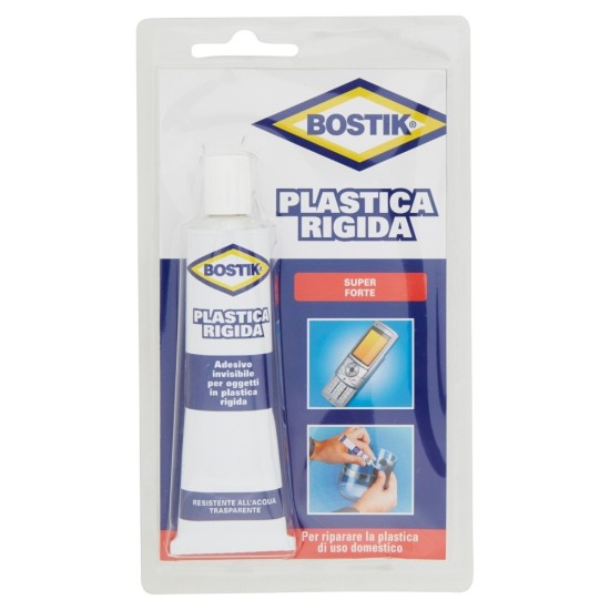 Colla per Plastica Rigida Bostik 50g - Adesivo per Plastica