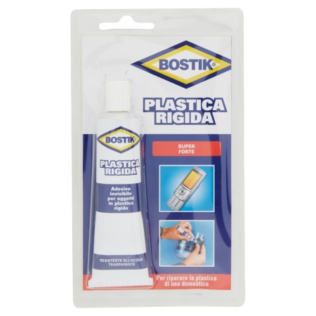 Colla per Plastica Rigida Bostik 50g - Adesivo per Plastica