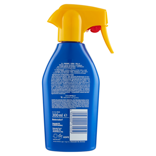 Nivea Sun Kids Spray Solare Fp50+ Creama Solare per Bambini 300ml