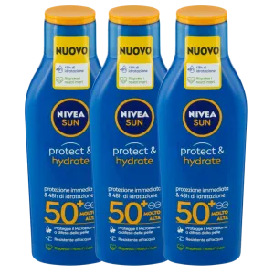Nivea Sun Crema Protezione Solare Corpo Idratante 3x200ml