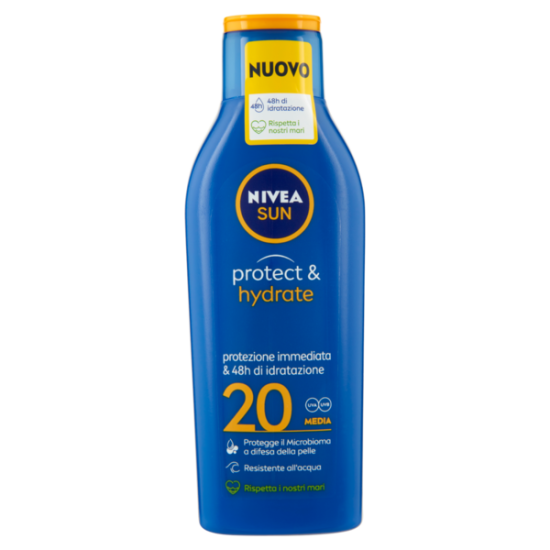 Crema Solare Nivea Sun Protezione 20 Protect & Hydrate 200ml