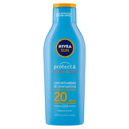 Crema Solare Nivea Protect and Bronze 200ml: Protezione 20