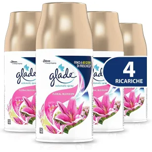 Glade Ricarica Automatic Spray - Fragranza Floral Blossom 4x269ml