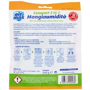 Sacchetti Assorbi Umidità Air Max 2x50g Bustine per Umidità 2