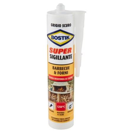 Bostik Super Sigillante 530g Silicone Alta Temperatura