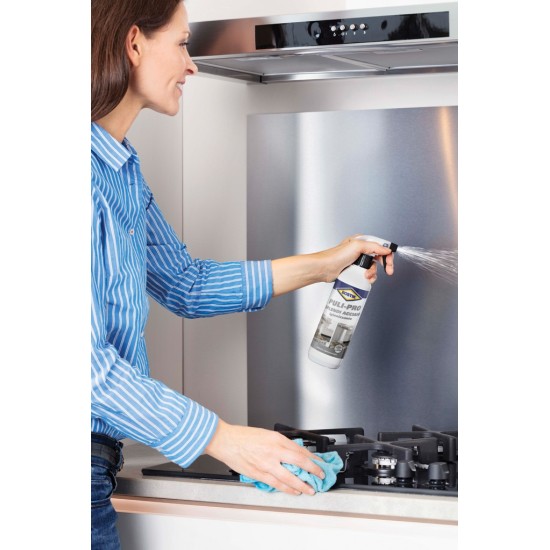 Utilizzo dello Sgrassatore per cucina Bostik 500ml- Pulitore Lucida Acciaio