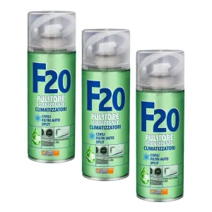 F20 Pulitore Igienizzante Climatizzatori Spray - Pacco 3x400ml