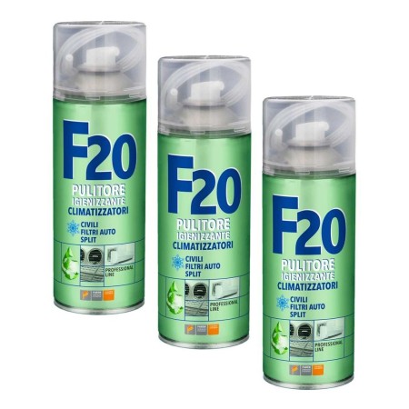 F20 Pulitore Igienizzante Climatizzatori Spray - Pacco 3x400ml