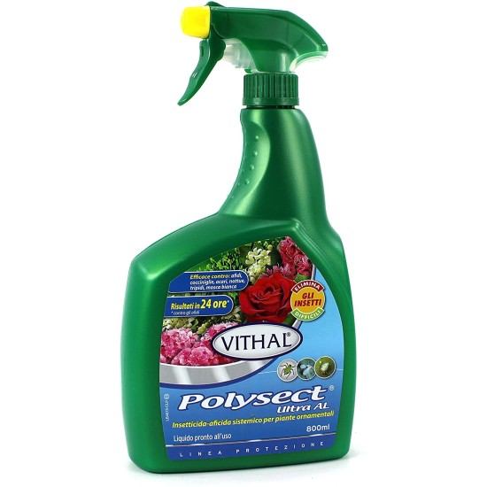 Vithal Polysect Ultra Spray Pronto Uso Piante Ornamentali 800ml