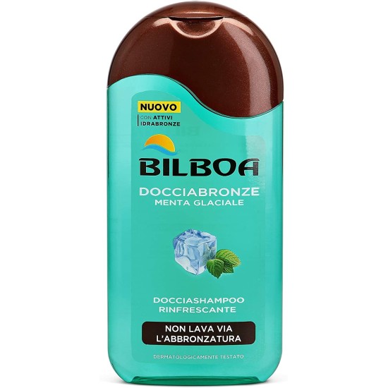 Bilboa Bagnoschiuma Doccia Shampoo Docciabronze Menta Glaciale 250ml
