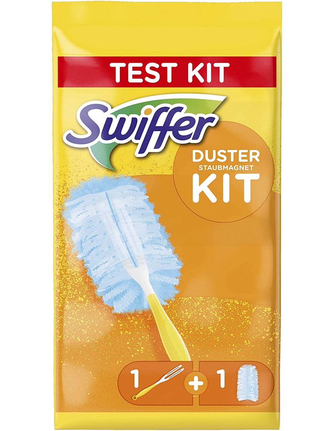 Swiffer Duster XXL Starter Kit con 1 Manico e 2 Piumini Catturapolvere