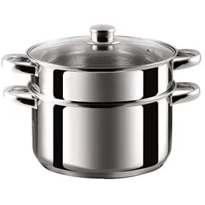 Aeternum Pentola Vaporiera In Acciaio per Induzione 22cm 2