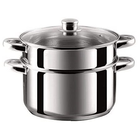 Aeternum Pentola Vaporiera In Acciaio per Induzione 22cm