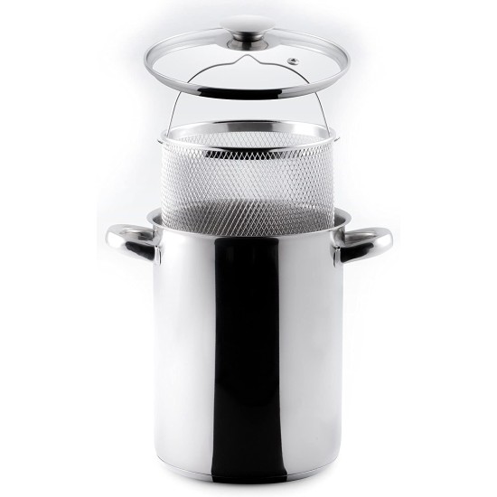 Aeternum Divina Multibollitore Asparagera Acciaio Inox - 16Ø