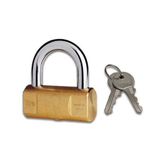 Lucchetto Viro Cilindrico Ottone 50mm - Lucchetti con chiave