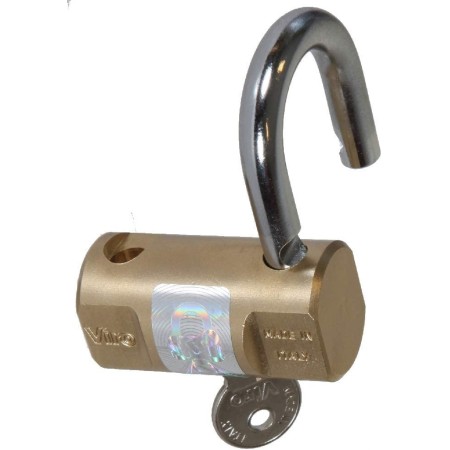 Viro Lucchetto Ottone Cilidrico art.102 - 50mm aperto