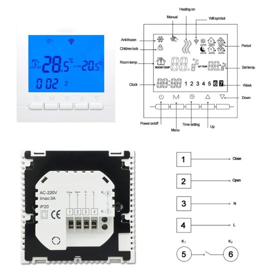 Cronotermostato wifi