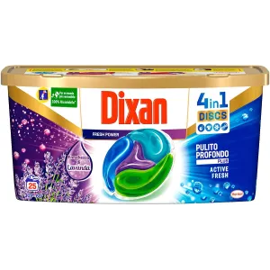 Dixan Offerta Promo Dixan Discs 4 in 1 Active Fresh Lavanda - 25 Lavaggi