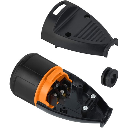 Presa Schuko Electralock connessione fili