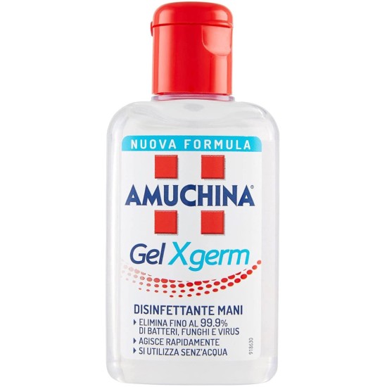 Amuchina Disinfettante X-Germ 80ml Gel Igienizzante per Mani - Tappo Rosso