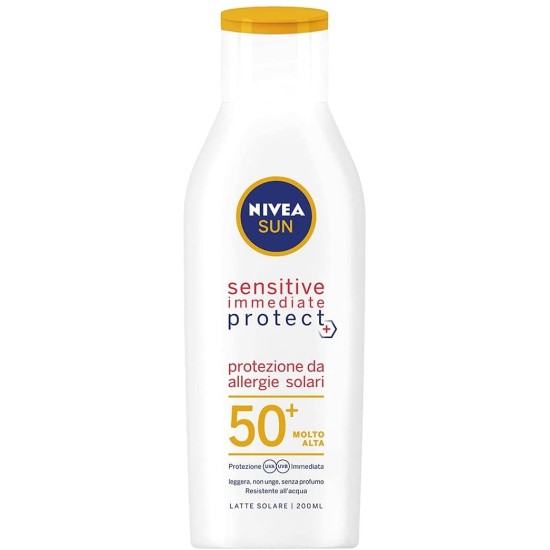 Nivea Sun Crema Solare Latte Solare - Aloe Vera e Antiossidanti FP50+ -200ml